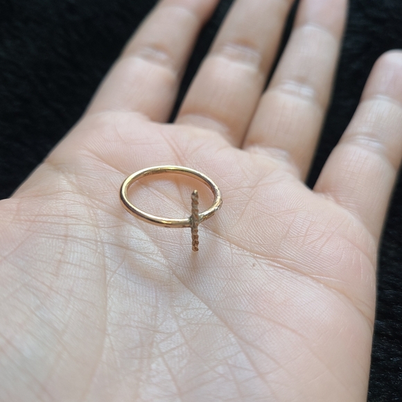 Rope gold-filled ring - Picture 2 of 4